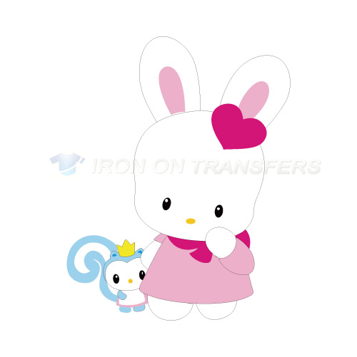 Rabbit Iron-on Stickers (Heat Transfers)NO.8953